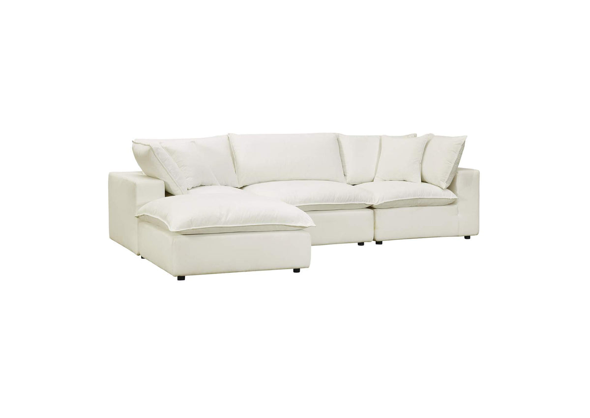 REN-L0094-SEC Cali Natural Performance Fabric Modular 4 Piece Sectional