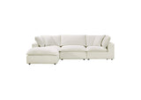 REN-L0094-SEC Cali Natural Performance Fabric Modular 4 Piece Sectional