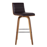 Vienna - 26" Swivel Counter Stool - Walnut Wood