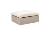 REN-O11164 Cali Natural Wicker Outdoor Ottoman