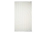 TOV-R18546 Loop White 8' 10' Area Rug
