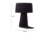 TOV-G18372 Atolla Black Tassel Table Lamp