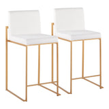 Fuji - High Back Counter Stool Set