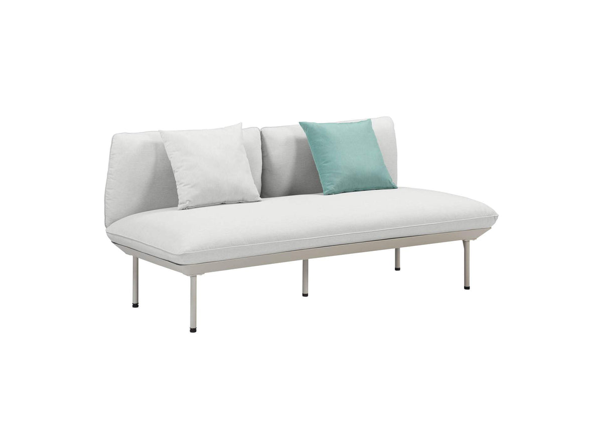 TOV-O54259 Katti Light Grey Outdoor Loveseat