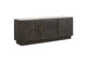 190655 Dennis 3-door Marble Top Sideboard Buffet Tobacco Grey