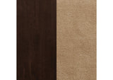 190821-S3 Kelso 3-piece Drop Leaf Dining Table Set Cappuccino and Tan