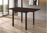 190821 Kelso Rectangular 52-inch Extension Dining Table Cappuccino
