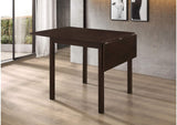 190821 Kelso Rectangular 52-inch Extension Dining Table Cappuccino