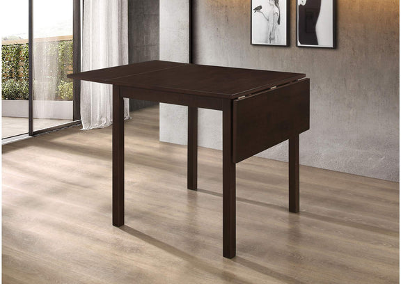 190821 Kelso Rectangular 52-inch Extension Dining Table Cappuccino