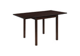 190821 Kelso Rectangular 52-inch Extension Dining Table Cappuccino