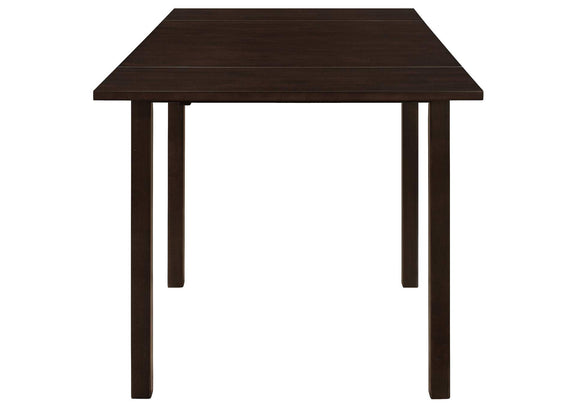 190821 Kelso Rectangular 52-inch Extension Dining Table Cappuccino