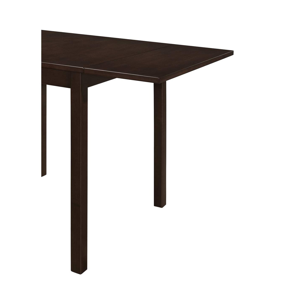 190821 Kelso Rectangular 52-inch Extension Dining Table Cappuccino