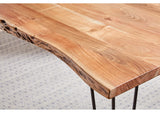190911 Sherman 71-inch Live Edge Dining Table Natural Acacia