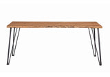 190911 Sherman 71-inch Live Edge Dining Table Natural Acacia