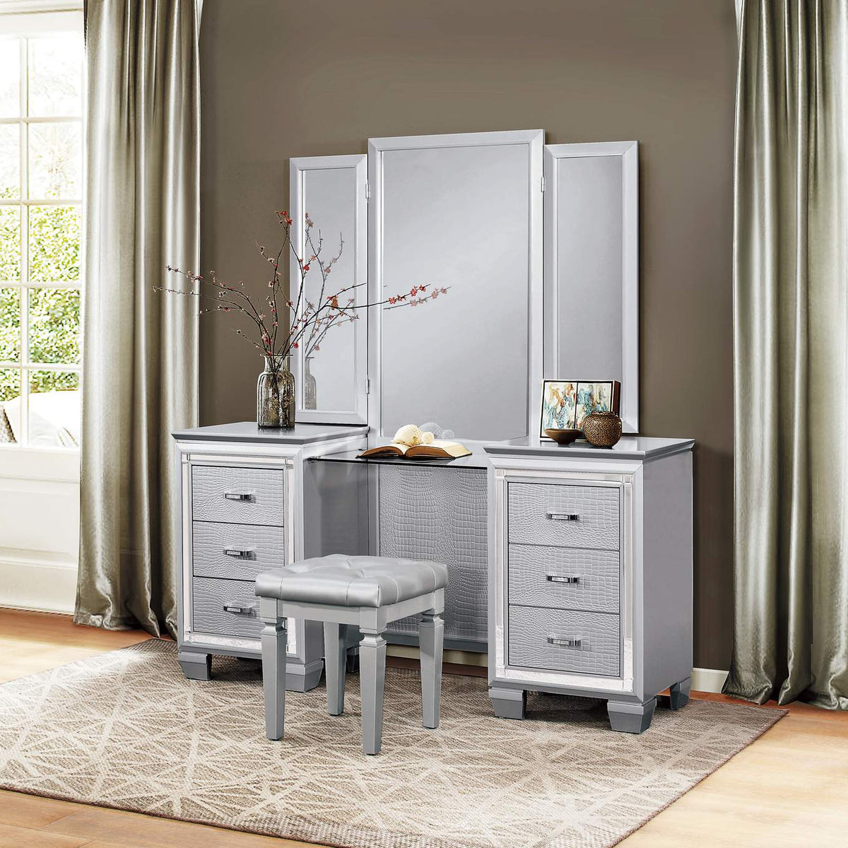1916-14 Allura Dressing Table Stool