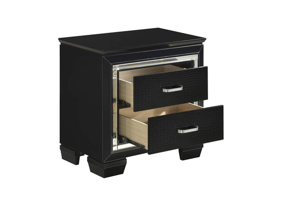 1916BK-4 Allura Night Stand, LED Lighting