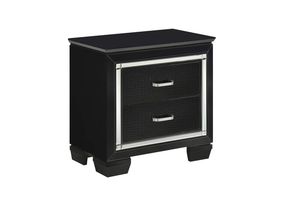 1916BK-4 Allura Night Stand, LED Lighting