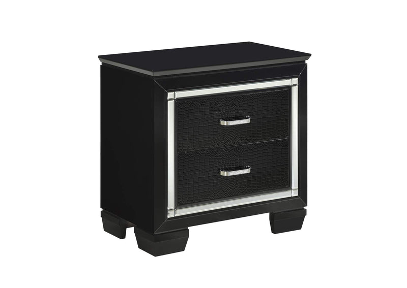 1916BK-4 Allura Night Stand, LED Lighting