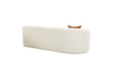 TOV-L68668 Fickle Cream Boucle Modular Left Facing Loveseat