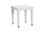 TOV-OC54192 Brandyss White Burl End Table