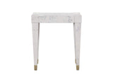TOV-OC54192 Brandyss White Burl End Table