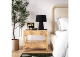 TOV-B54189 Brandyss Natural Burl Nightstand