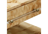 TOV-B54189 Brandyss Natural Burl Nightstand