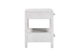 TOV-B54190 Brandyss White Burl Nightstand