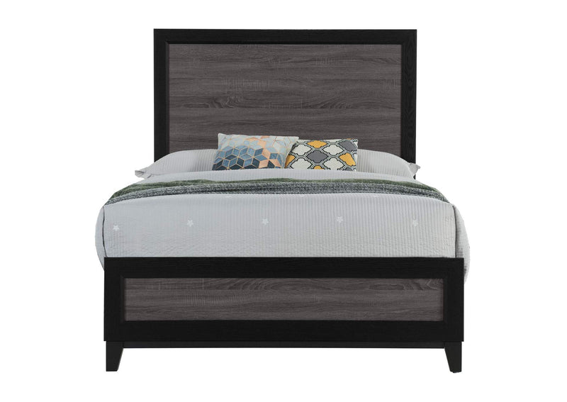 LISBON-GREY_BLACK-FB LISBON GREY AND BLACK FULL BED