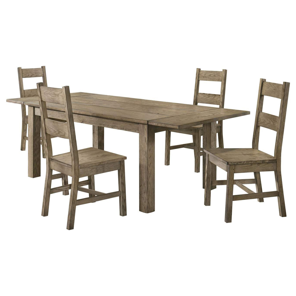 192921-S5 Cardova 5-piece Extension Table Dining Set Vineyard Oak