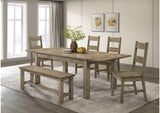 192921-S6 Cardova 6-piece Extension Table Dining Set Vineyard Oak