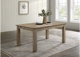 192921 Cardova 87-inch Solid Wood Extension Dining Table Vineyard Oak