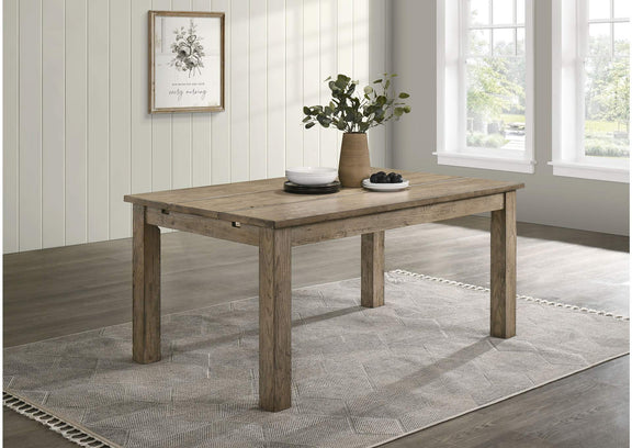192921 Cardova 87-inch Solid Wood Extension Dining Table Vineyard Oak