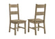 192922 Cardova Solid Wood Dining Side Chair Vineyard Oak (Set of 2)