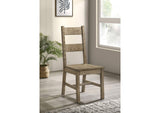 192922 Cardova Solid Wood Dining Side Chair Vineyard Oak (Set of 2)