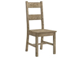 192922 Cardova Solid Wood Dining Side Chair Vineyard Oak (Set of 2)