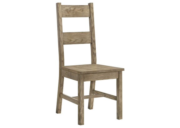 192922 Cardova Solid Wood Dining Side Chair Vineyard Oak (Set of 2)
