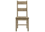 192922 Cardova Solid Wood Dining Side Chair Vineyard Oak (Set of 2)