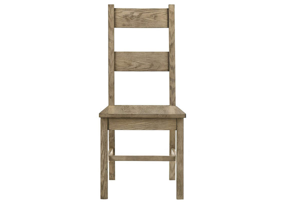 192922 Cardova Solid Wood Dining Side Chair Vineyard Oak (Set of 2)