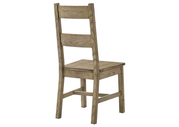 192922 Cardova Solid Wood Dining Side Chair Vineyard Oak (Set of 2)
