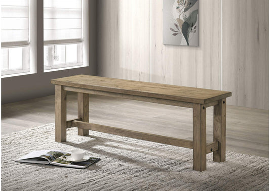 192923 Cardova 51-inch Solid Wood Dining Bench Vineyard Oak