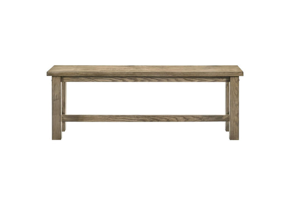 192923 Cardova 51-inch Solid Wood Dining Bench Vineyard Oak