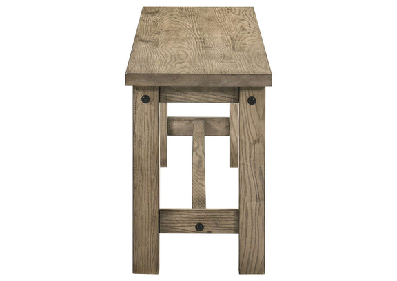 192923 Cardova 51-inch Solid Wood Dining Bench Vineyard Oak