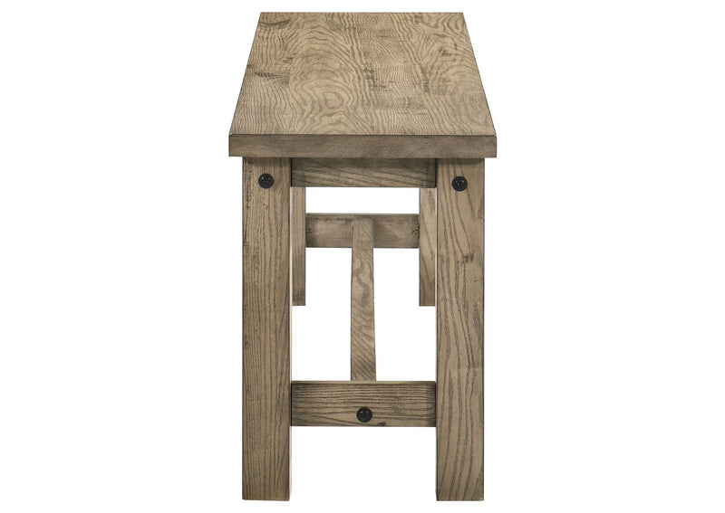 192923 Cardova 51-inch Solid Wood Dining Bench Vineyard Oak