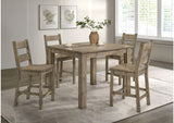 192928-S5 Cardova 5-piece Counter Height Dining Table Set Vineyard Oak