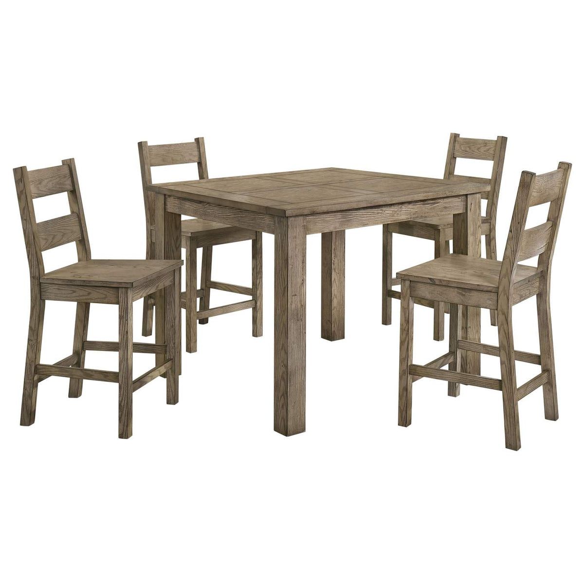 192928-S5 Cardova 5-piece Counter Height Dining Table Set Vineyard Oak