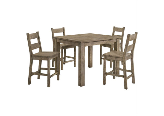 192928-S5 Cardova 5-piece Counter Height Dining Table Set Vineyard Oak