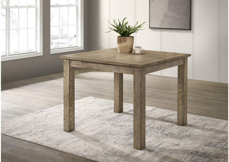 192928 Cardova Square Counter Height Dining Table Vineyard Oak