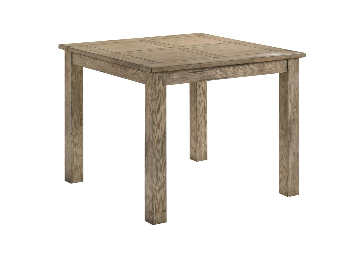192928 Cardova Square Counter Height Dining Table Vineyard Oak