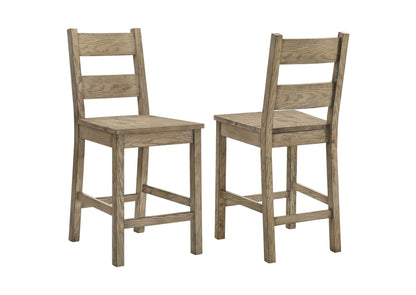 192929 Cardova Counter Height Dining Chair Vineyard Oak (Set of 2)